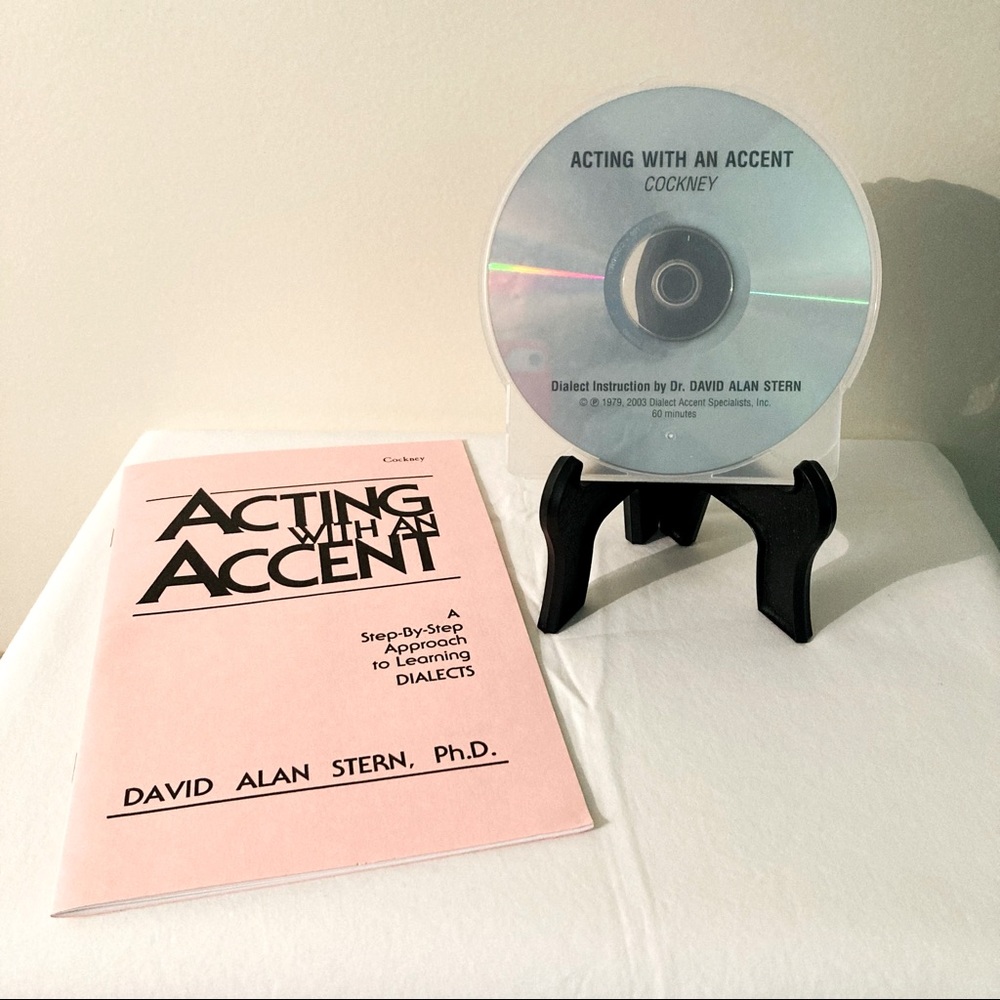 Acting with an Accent Cockney Book & CD by David Alan Stern, Ph.D